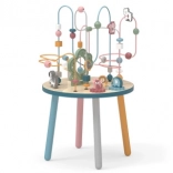 Drveni aktivni stolić s labirintom perlica VIGA POLARB