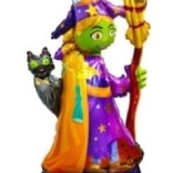 Napuhujući balon vještica 63x115 cm