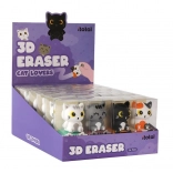 Set gumica u obliku mačke 3D
