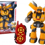 Veliki daljinski upravljani robot – žuti, zvuk i svjetla