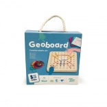 Drvena ploča za kreativno stvaranje - Geoboard B. Toys