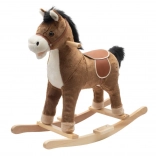 Konjić za ljuljanje s melodijom PlayTo smeđi