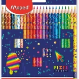 MAPED Pixel Party bojice bez drva, 24 kom