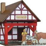 Fahvernska kovačnica drvena maketa