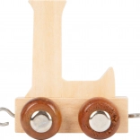Drveni vagončić s slovom L za željezničke setove small foot