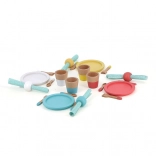 Drveni dječji set za blagovanje VILAC, 28 dijelova