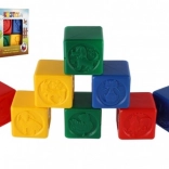 Šarene plastične kocke za djecu sa životinjama, set od 8 kom