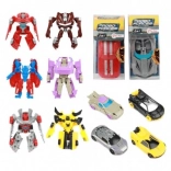Transformacijski auto u robota 10 cm u plastičnoj kutijici