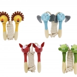 Drveno uže za preskakanje sa životinjicama 210 cm