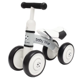 Dječje guralo Baby Mix Baby Bike nogometno crno-bijelo