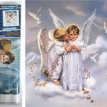 Dijamantno slikanje Anđelčići 30 × 40 cm