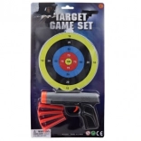 Pištolj s gumicama na usisnu čašicu i metom