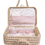 Pletena košarica s opremom za lutku ANTONIO JUAN