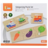 Drvene logičke puzzle VIGA, 24 dijelova