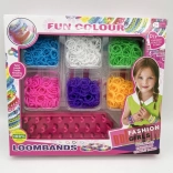 Kreativni set za izradu narukvica LOOM BANDS – 1200 gumica