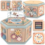 Interaktivna drvena Montessori kocka s aktivnostima Tooky Toy