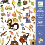 Djeco metalik naljepnice – kraljevstvo