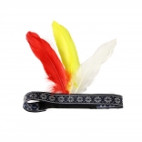 Indijanska traka za glavu s perjem za odrasle