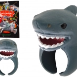 Edukativni prsten za prst s glavom morskog psa