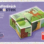 Dino drvene kocke Šumske životinje