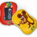 Zviždeći jastučić KRTICA za bebe, plastični, 12 × 10 cm