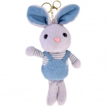 slatki plišani zečić privjesak za ključeve u tregericama