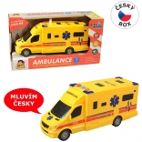 Ambulantno vozilo na inerciju sa svjetlom i zvukom, 19 cm