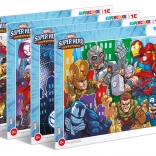 Okvirne puzzle 15 dijelova Superhero Clementoni