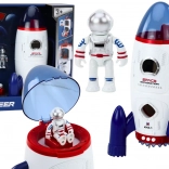 Svemirska raketa Otvarajuća astronauti Svemirsko vozilo Svjetla Zvukovi