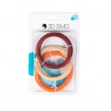 Filament PLA za 3D olovke i 3D ispis – set 15 m (smeđa, boja kože, narančasta)