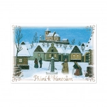 Božićna čestitka s motivom vijenca