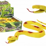 Gumena zmija žuta s crvenim mrljama