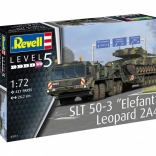 Plastični model SLT 50-3 Elefant + Leopard 2A4