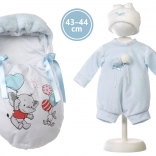 Odjeća s vrećicom za bebe za lutku NEW BORN 43–44 cm