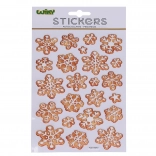 POP UP naljepnice pahuljice 25 × 14,5 cm božićne