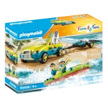 PLAYMOBIL FAMILY FUN plažni automobil s prikolicom za čamac