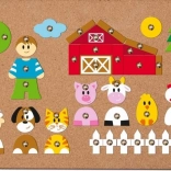 Korkova čavlasta igra Seoske životinje