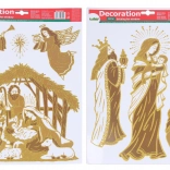 Prozorska dekoracija Betlehem 41 × 29 cm Božić