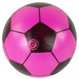 Ružičasto-crna gumena lopta velika 23 cm lagana