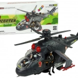 Helikopter s ogromnim krilima i svjetlosnim efektima