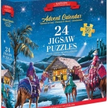 Adventski kalendar puzzle Rođenje Isusa 24×50 dijelova EUROGRAPHICS