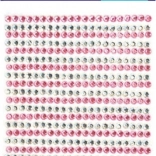 Ljepljivi kamenčići ružičasti i srebrni 525 kom