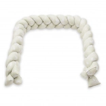 Zaštitna pletena pletenica za dječji krevetić NEW BABY Lišće, 210 cm