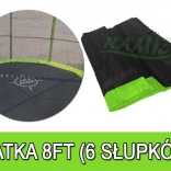 Zaštitna mreža za trampolin 244 cm (8 ft) sa 6 tunela SkyRamiz, zelena