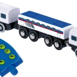 Električni vlakić s daljinskim upravljačem za drvene željezničke pruge SMALL FOOT Maxim