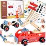 Drvena građevinska igračka 129 dijelova