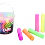 Fluorescentne kredice za pločnik 20 kom