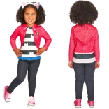 Dječji kostim GABBY’S DOLLHOUSE – top i traka za kosu s mačjim ušima (98–104 cm, 3–4 godine)