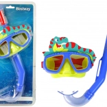 Dječji ronilački set sa šnorkelom – životinjice, plavi Bestway – Plava