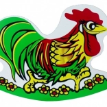 Drveno njihalo pijetao za djecu